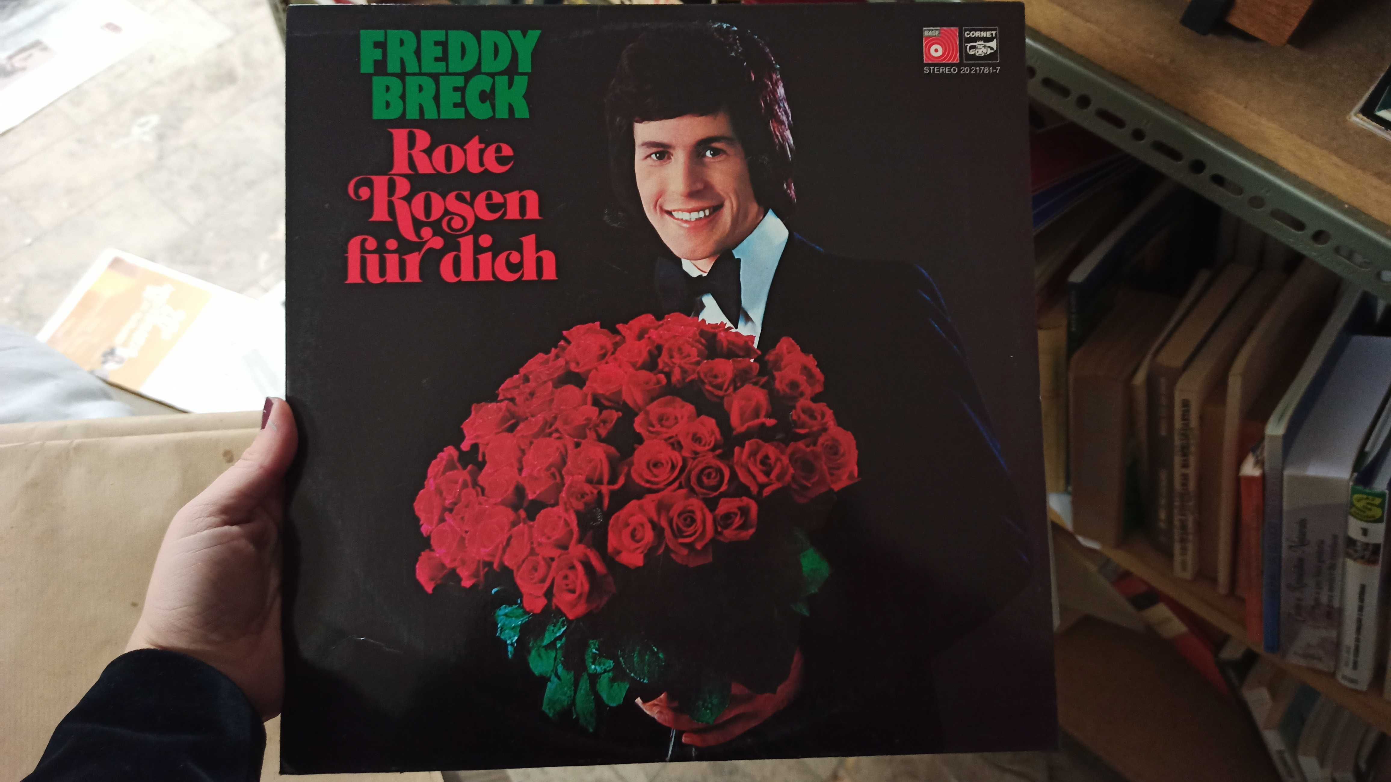 Disco Vinil "Rote Rosen", Freddy Breck