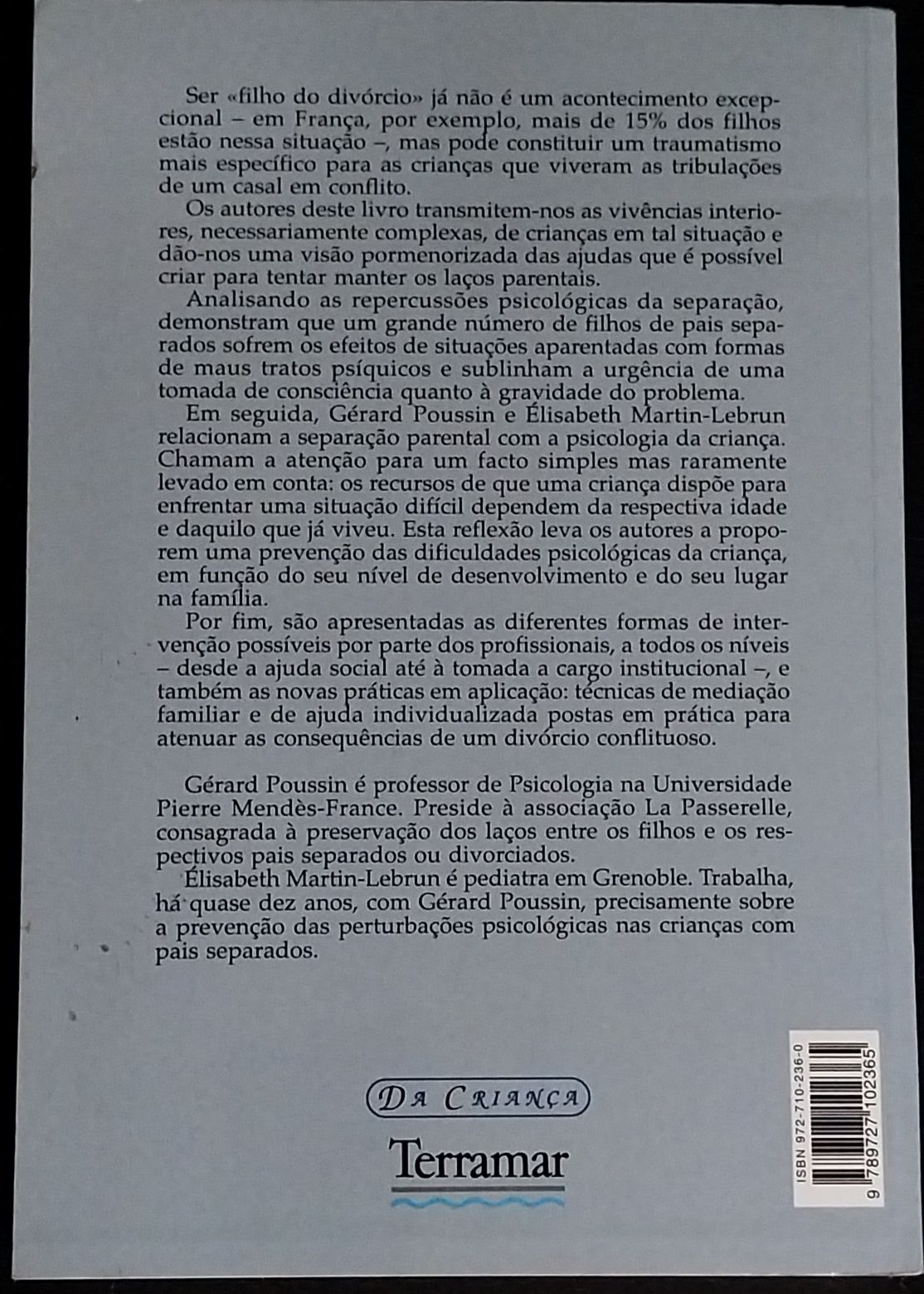 Livros sobre filhos de divórcio - vários