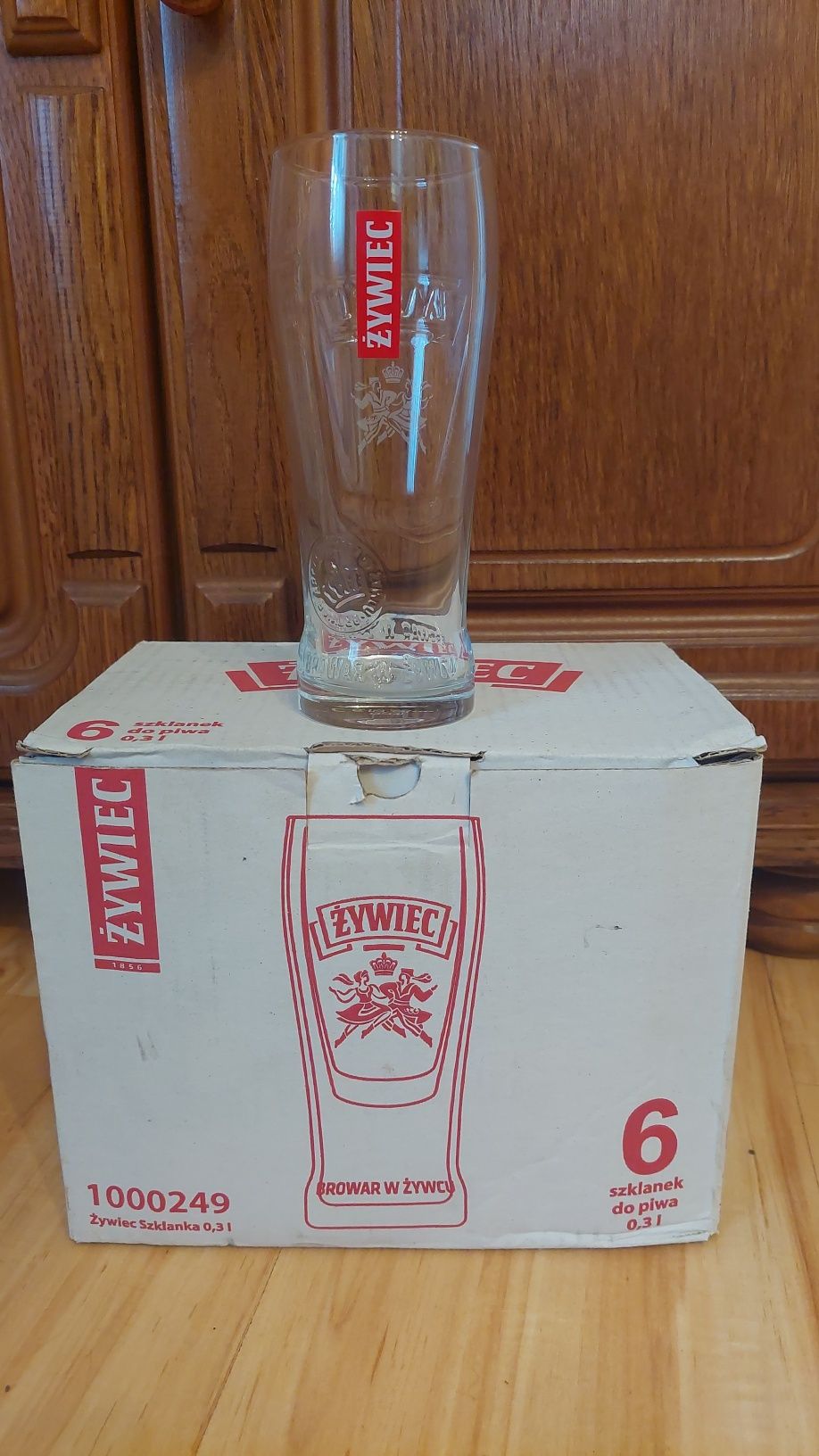 Żywiec Szklanki Pokale Do Piwa 6 Sztuk 300 ml Nowe