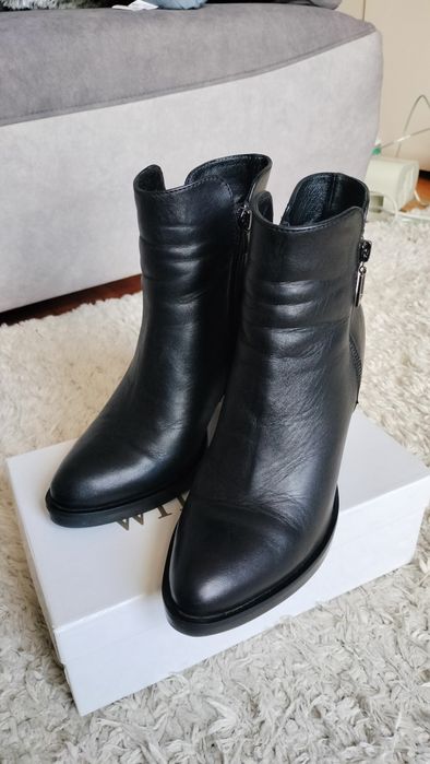 Botki Gino Rossi skóra naturalna jak nowe