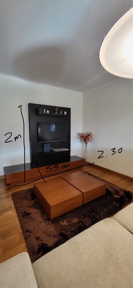 Movel de tv e mesa de centro