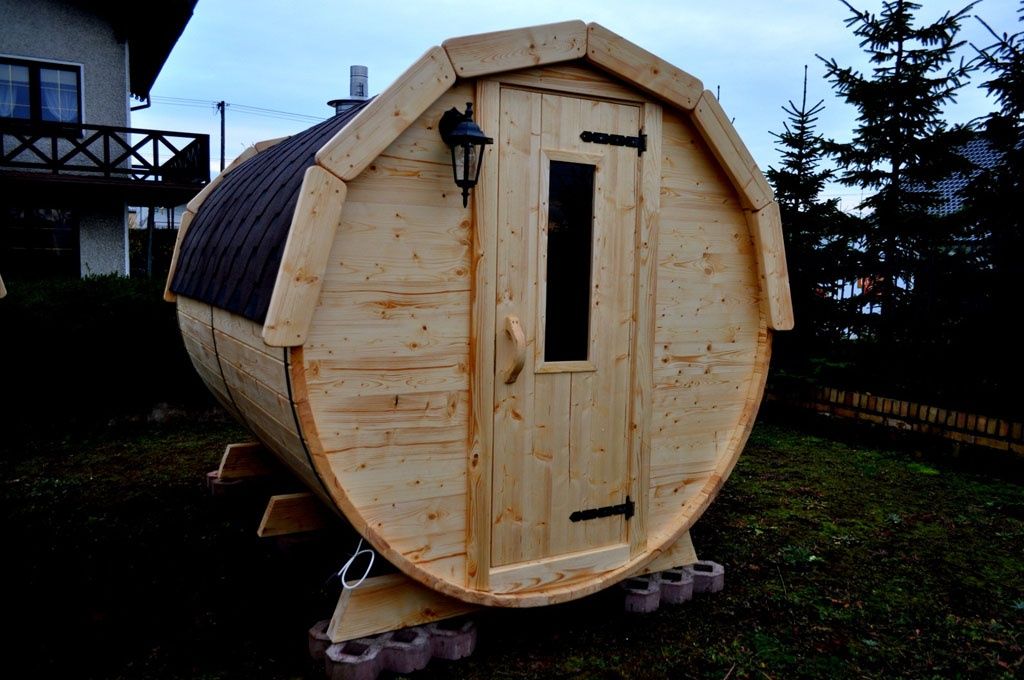 Sauna ogrodowa balia skandynawska