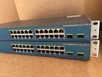 Poe комутатор Cisco Catalyst C3560V2-24PS-S