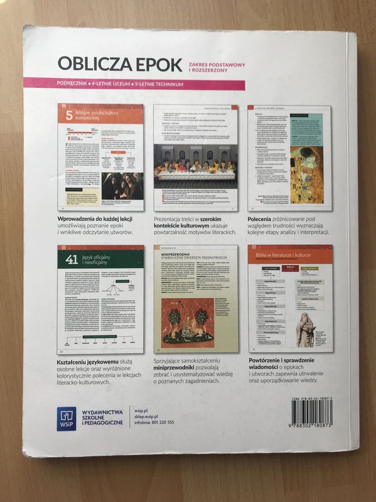 Podręcznik OBLICZA EPOK 1.1
