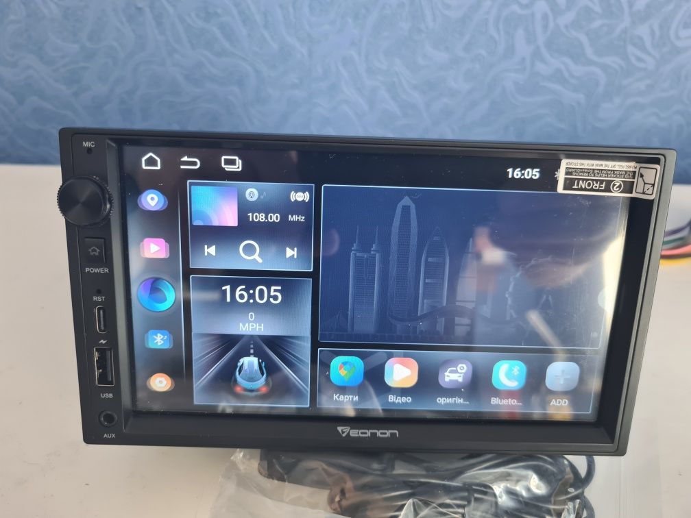 Продам автомагнітолу 2din Edon з Android 13