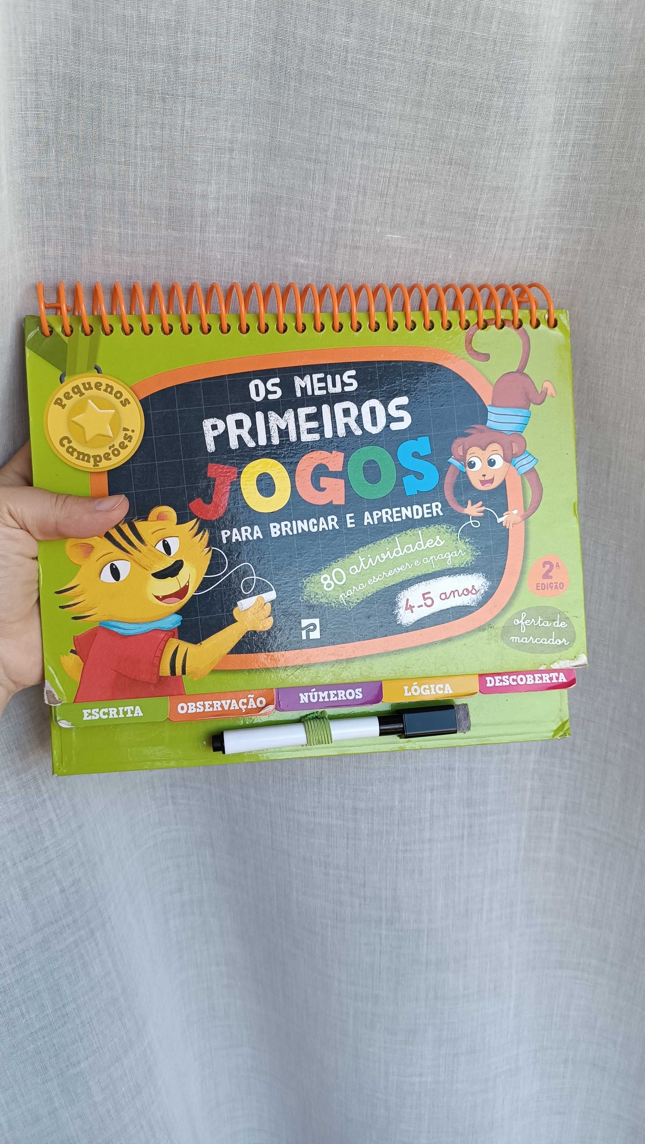 Livro de jogos apagável