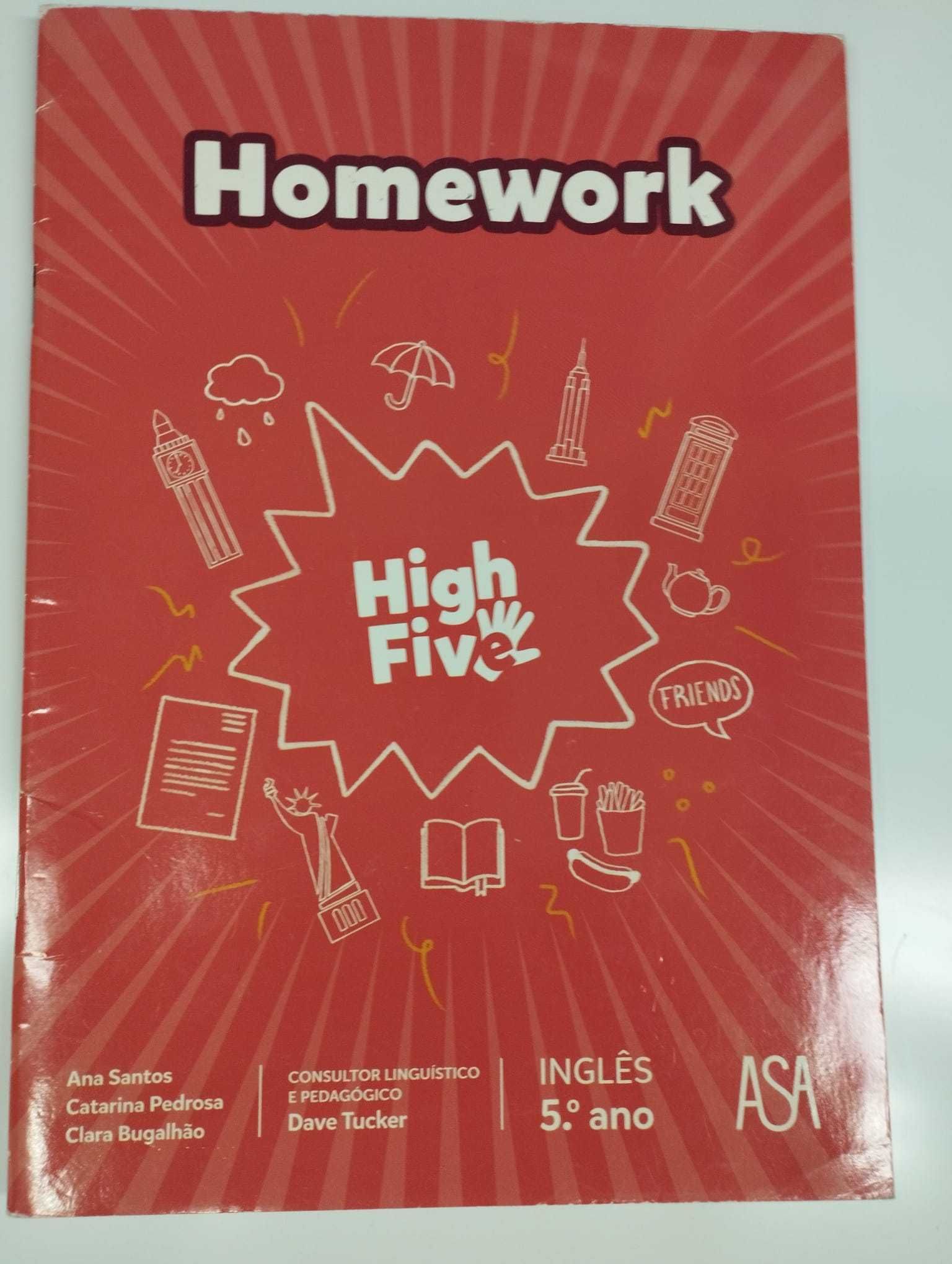 Livro Homework Inglês 5º Ano