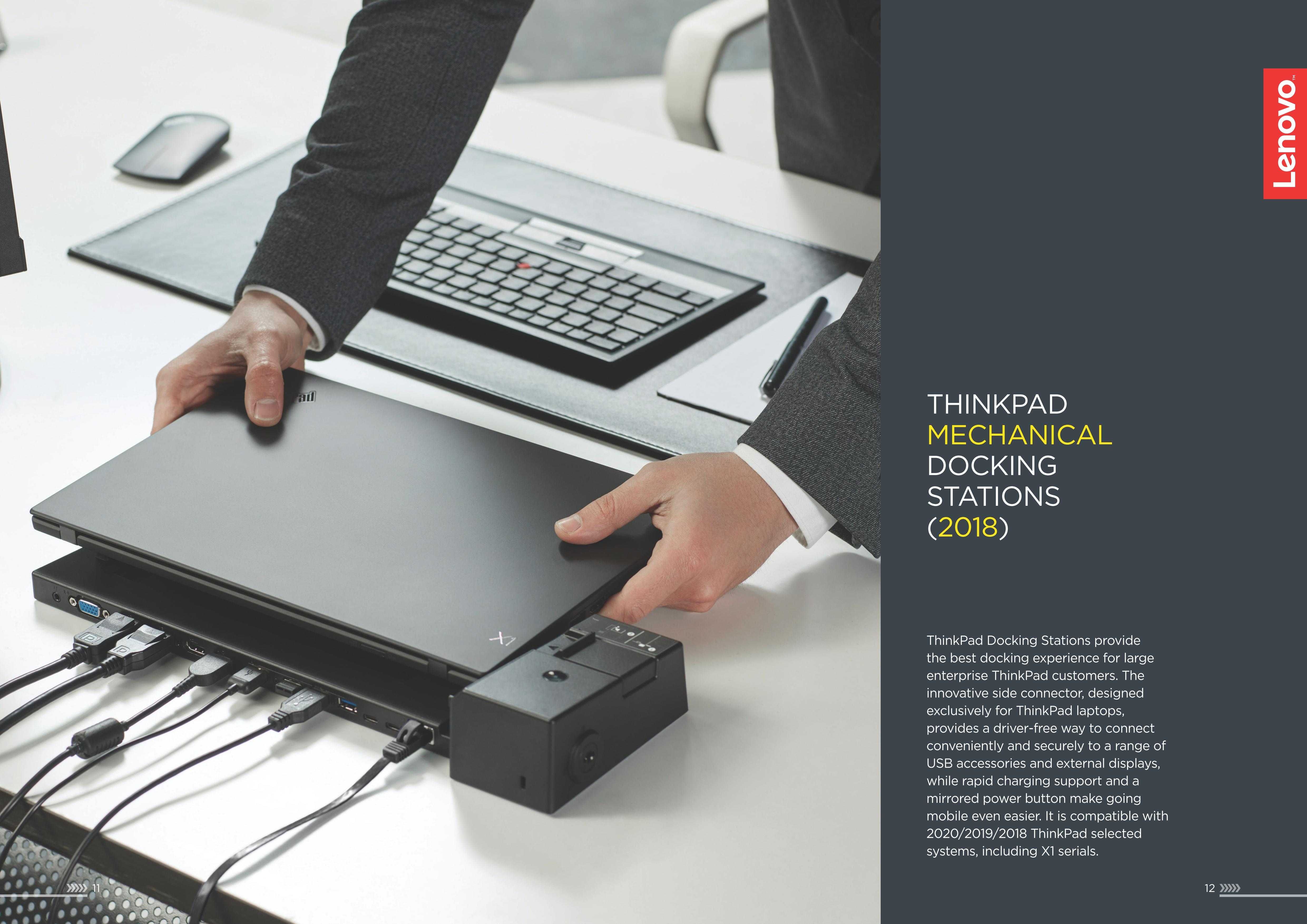 Док-станція Lenovo™ ThinkPad PRO Docking Station 40AH0135EU з 2018