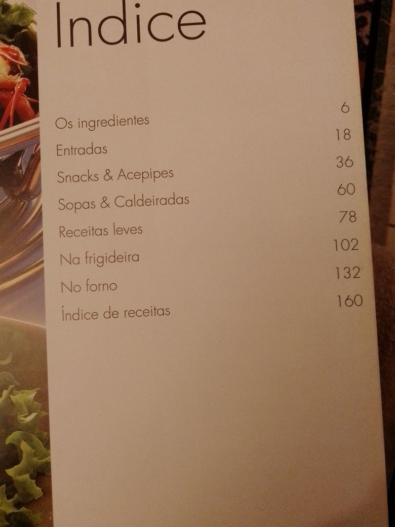 Livro de culinária ( novo)