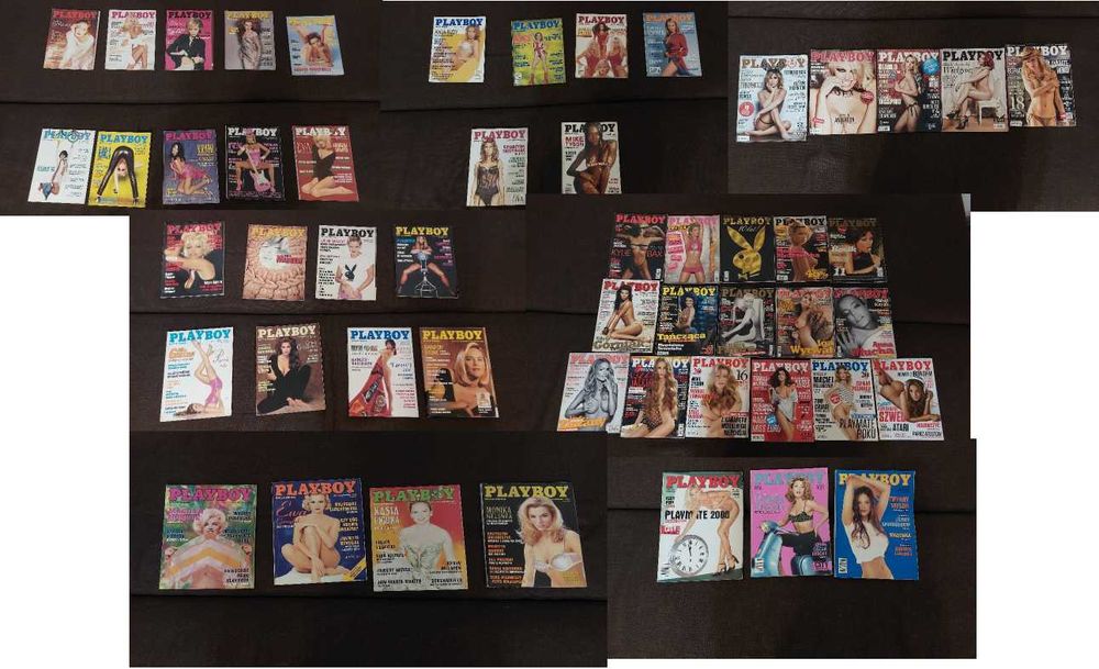 Sprzedam kolekcję 106 magazynów playboy