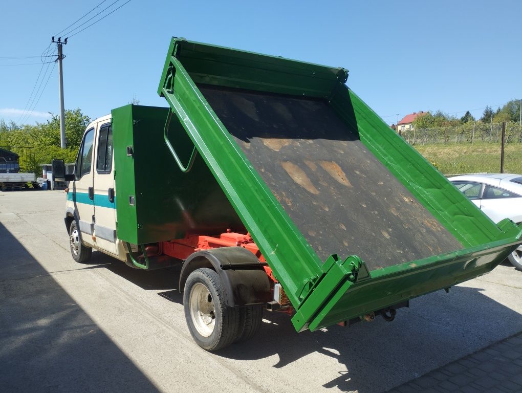 Iveco Daily 35C12 2.3 diesel Kiper wywrotka 7 osób bliźniak