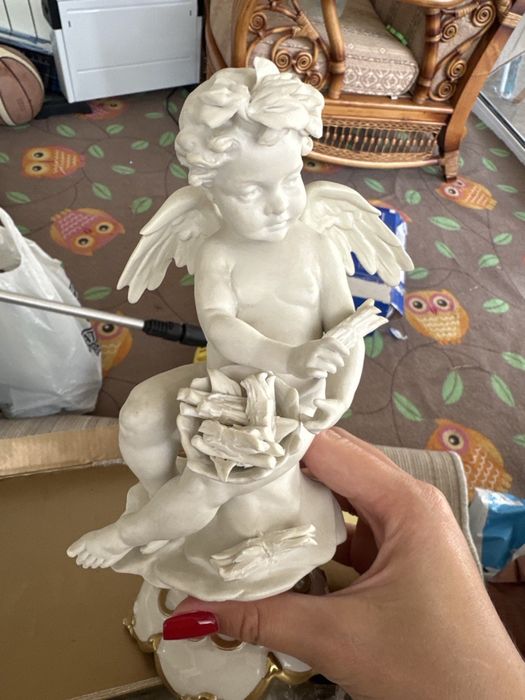 Статуетка Winter Angel Mat White Gold  base