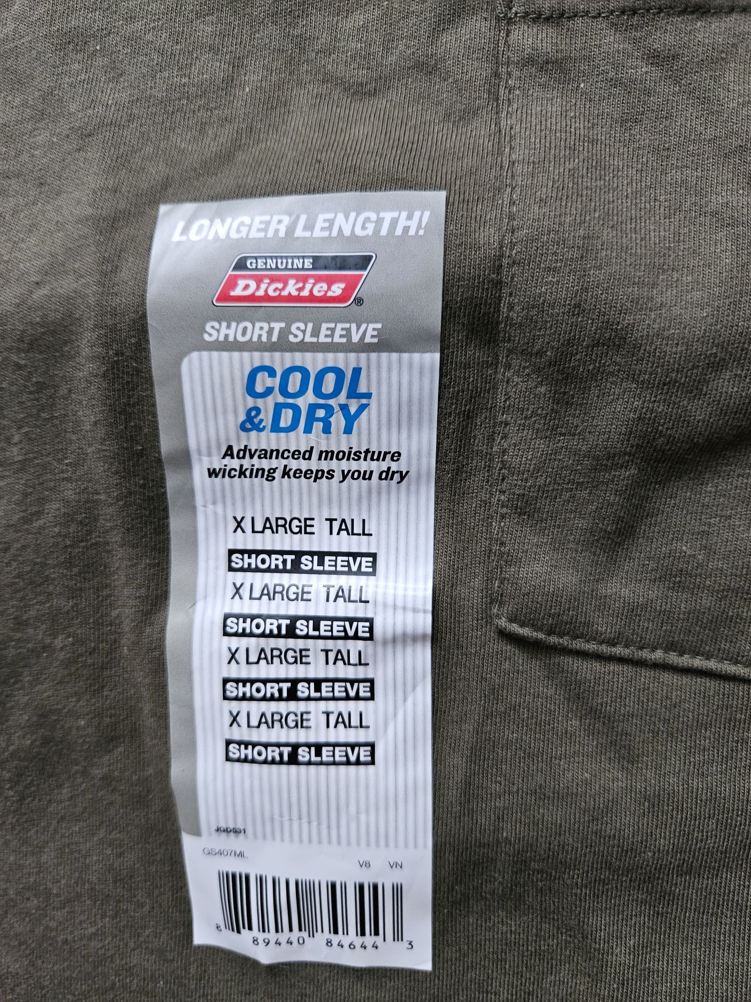 Koszulka dickies XL T jak xxxl khaki nowa