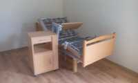 Łóżko rehabilitacyjne do opieki domowej - elektryczne + materac
