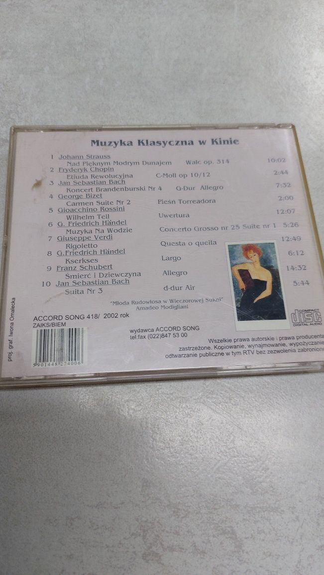 Muzyka klasyczna w kinie. Cd