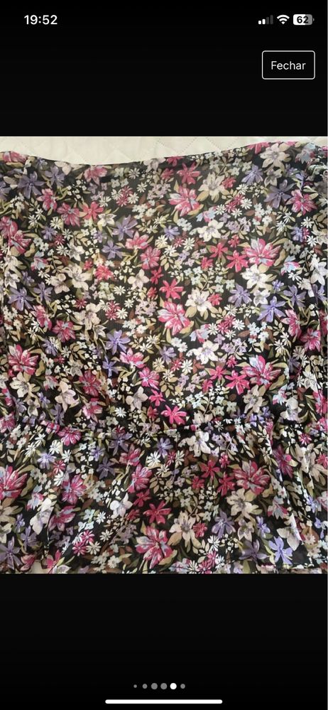 Túnica com flores