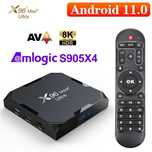 X96max plus ultra 4/32 android tv приставка smart