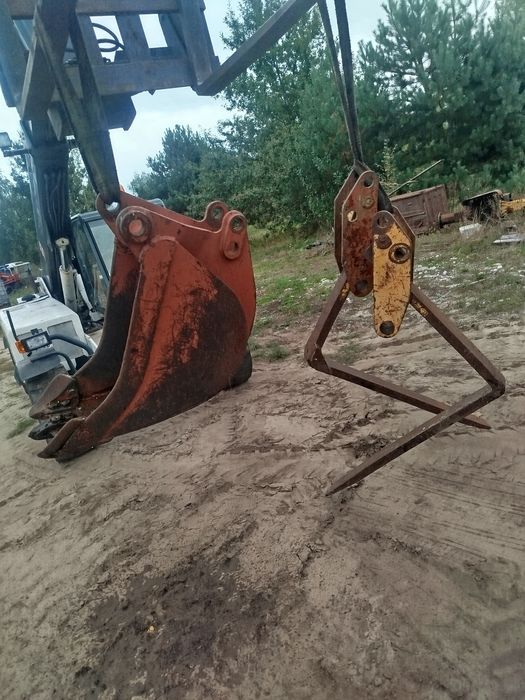 Łyżka widły do palet koparka case 580 k.g sle