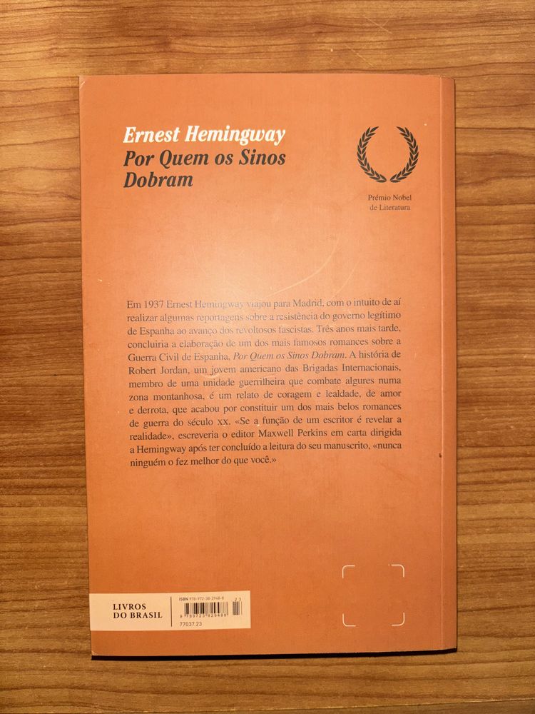 Por quem os sinos dobram - Ernest Hemingway