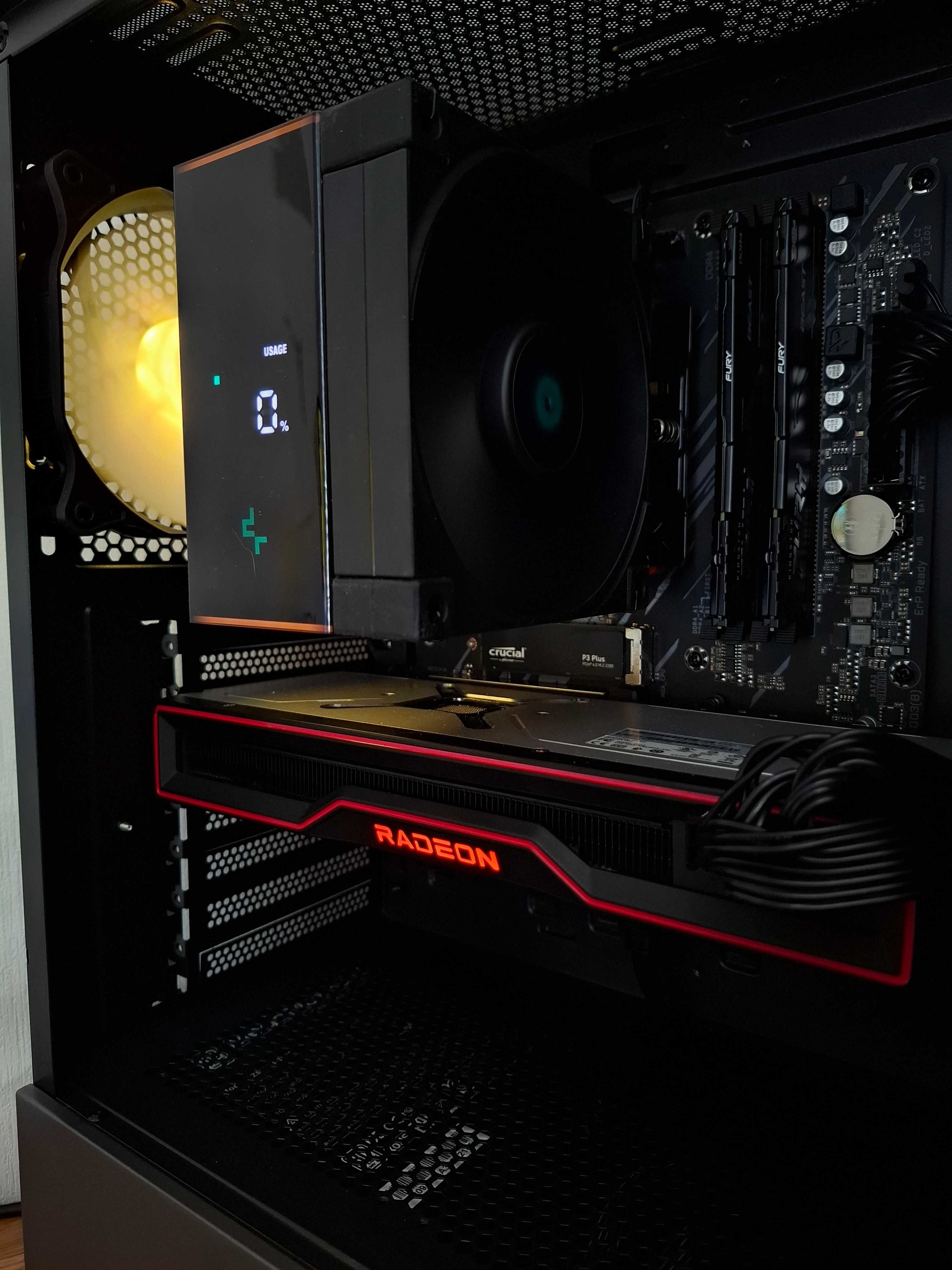 Гарантія‼️Новий ігровий ПК Ryzen 5 5500/16GB DDR4/NVMe M.2/RX6700XT
