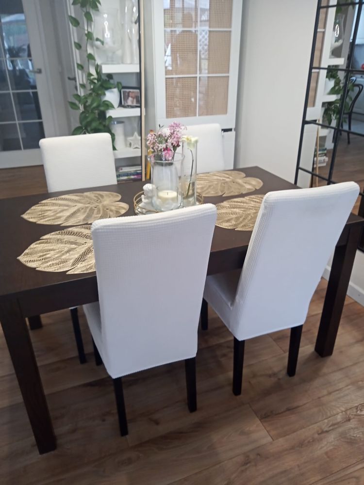 Stół rozkladany wenge ikea