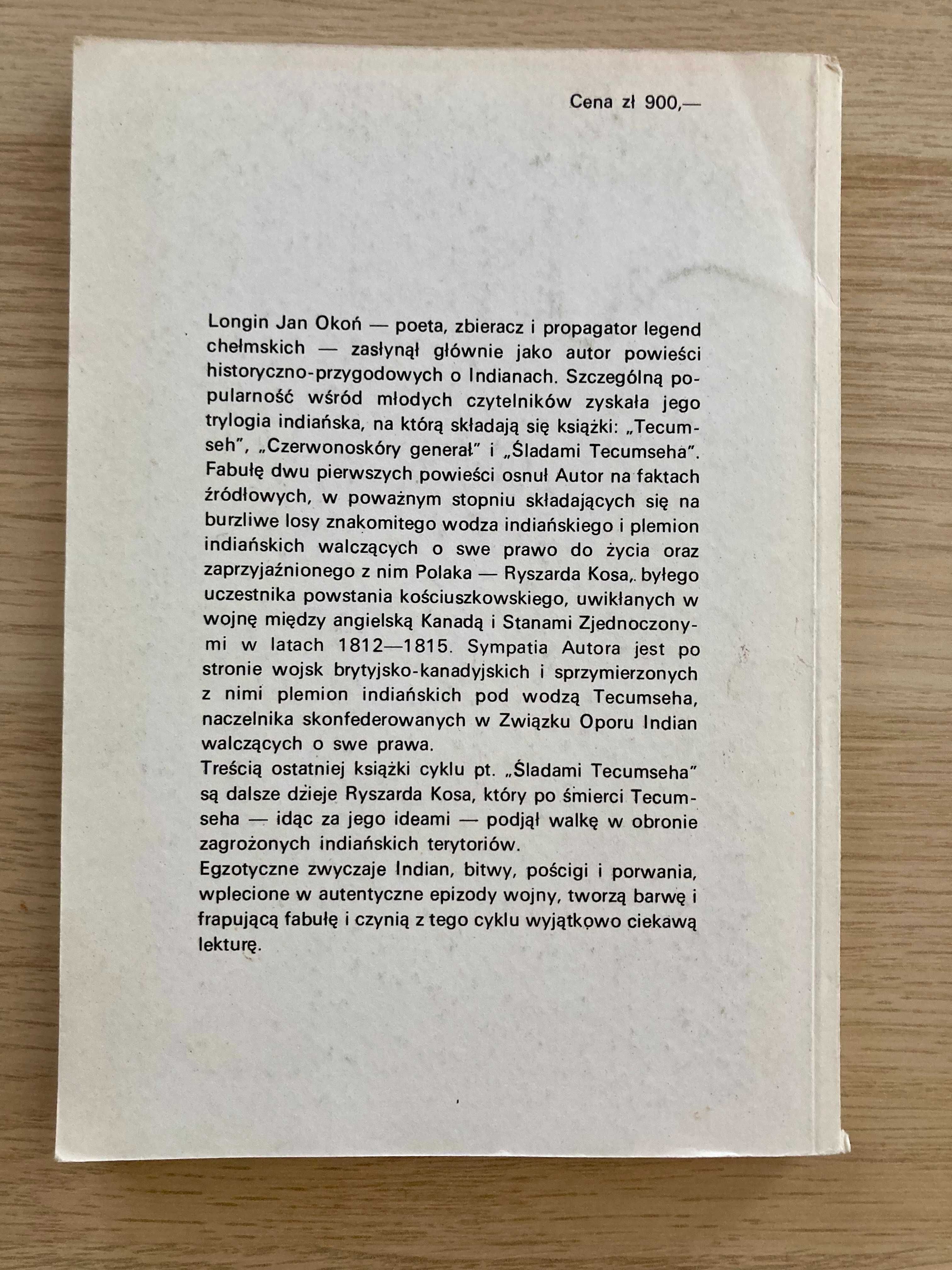 Tecumseh -Okoń Longin. Powieść przygodowa o Indianach