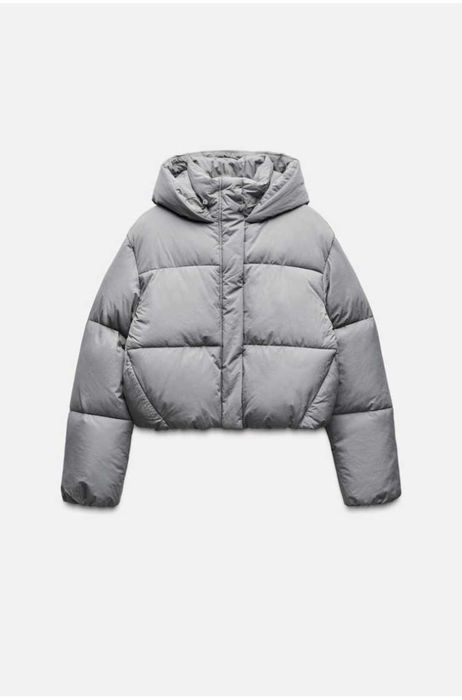 Zara новий зимовий пуфер пуховик зимняя куртка