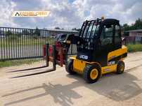 Wózek widłowy sztaplarka JCB Teletruk TLT 30G Obrotowe widły, LPG 2014