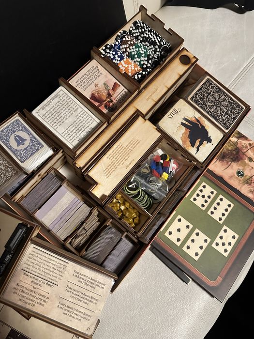 Western Legends + dodatki + żetony + pomalowane figurki + insert!