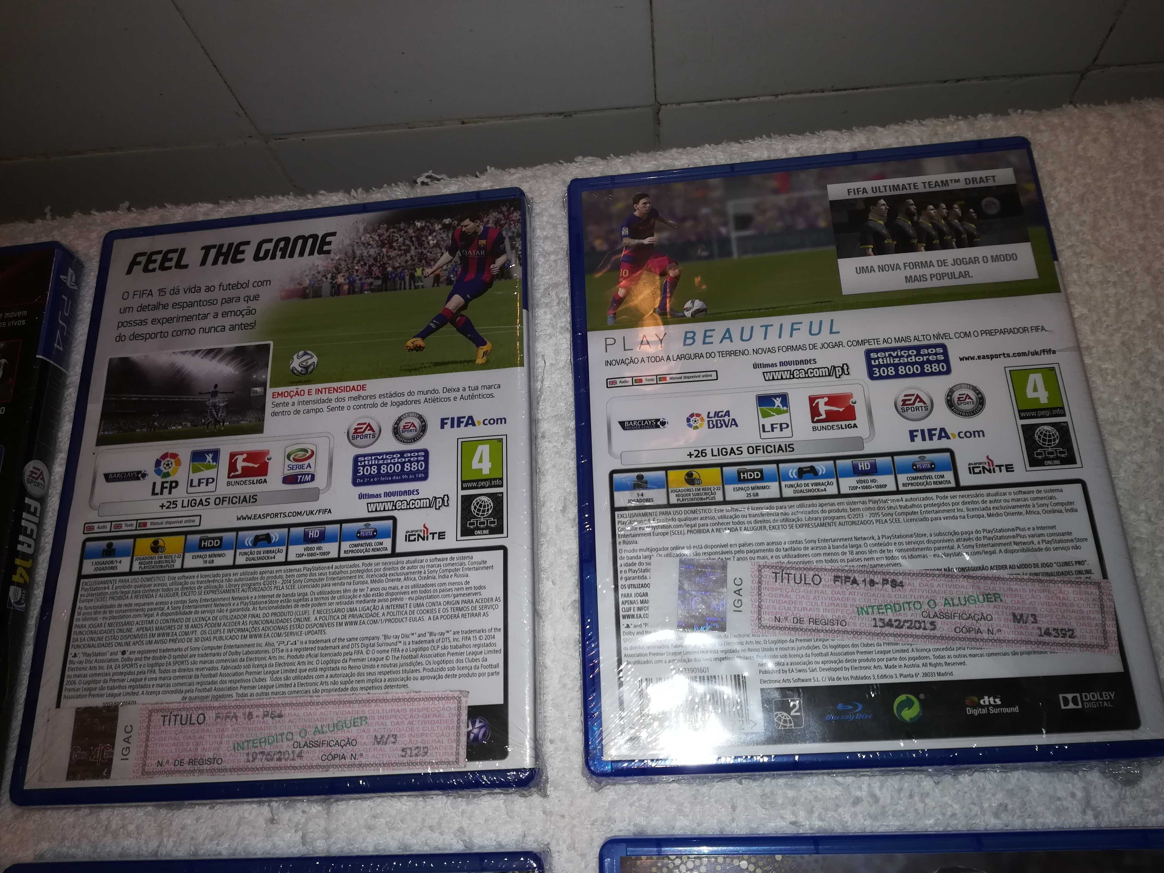fifa 17 e 18 (jogos ps4) jogos playstation 4