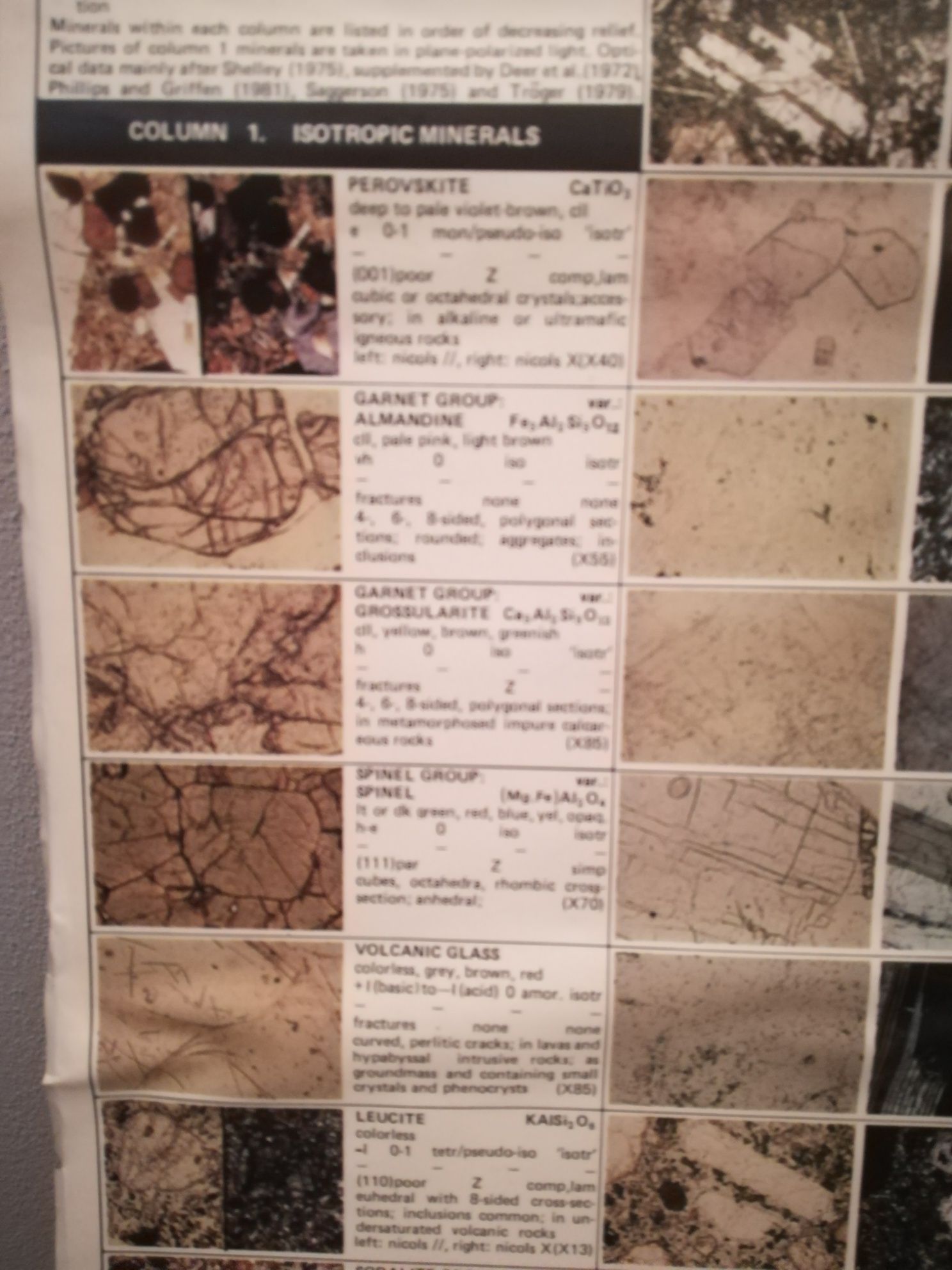 Elsevier's Mineral and Rock Table