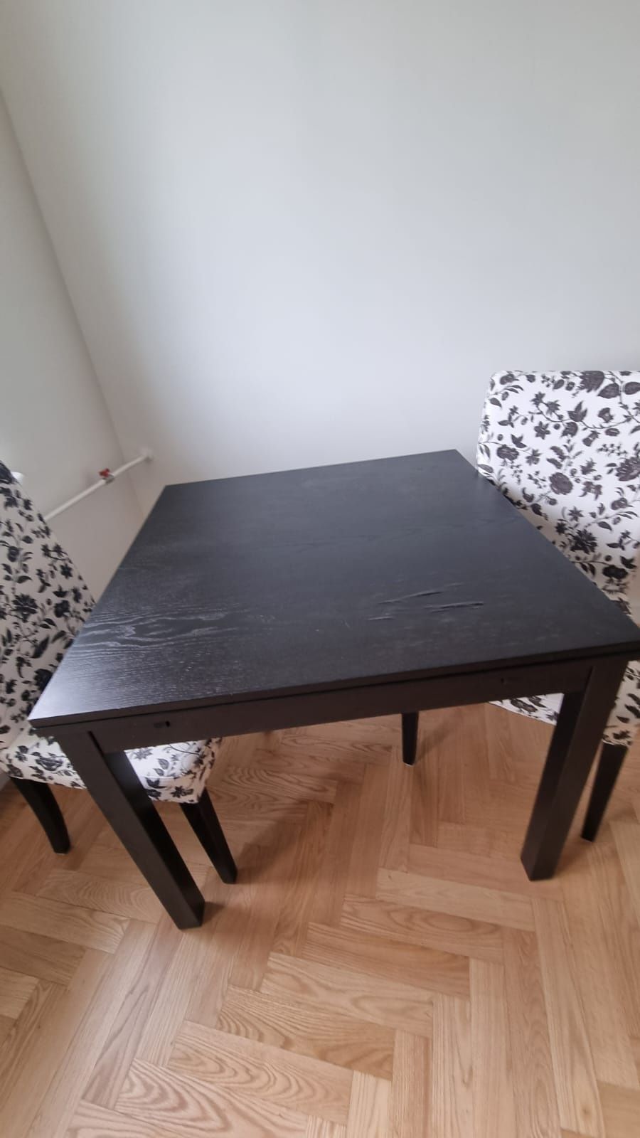 Rozkładany stolik z dwoma krzesłami Ikea