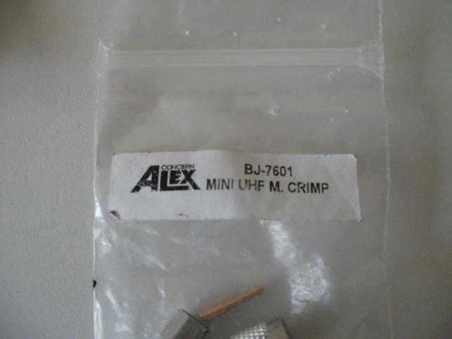 Разъем UHF MINI MALE кабель RG58 Crimp