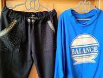 Dres bawelniany  XXL, bluza nowa biust 140cm, spodnie WAWA