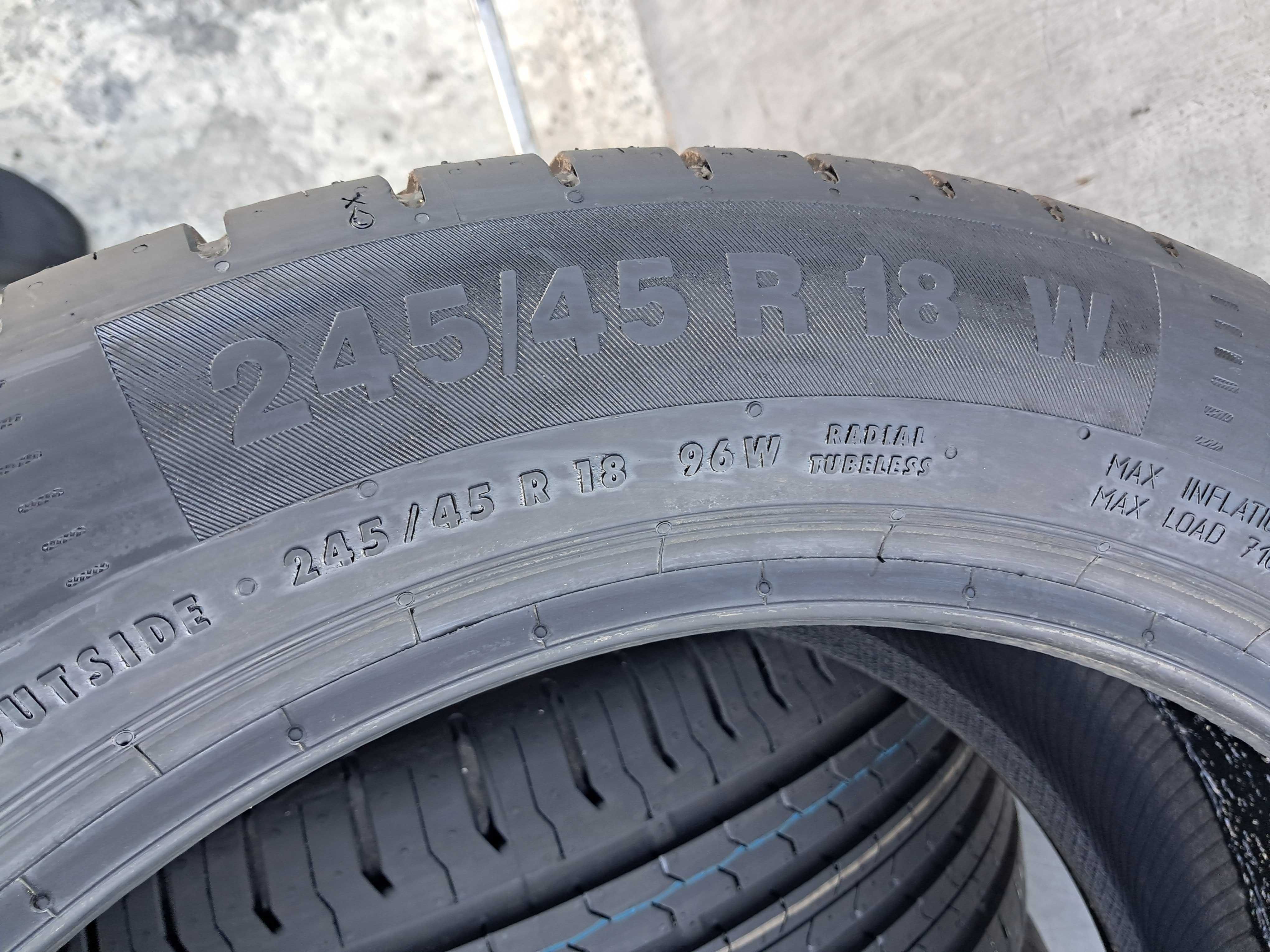 Резина літо НОВА Continental 245/45 R18 Eco Contact 5 SEAL