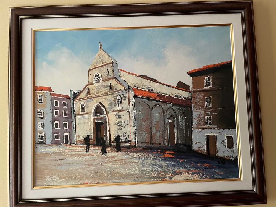 syndyk sprzeda obraz w ramie - Zabudowania miejskie