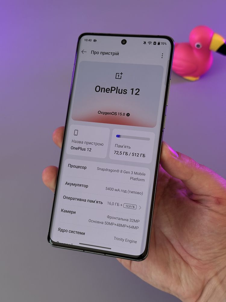Новий OnePlus 12 16+12/512 глобальна не перешитий Китай 2фіз сім eSim