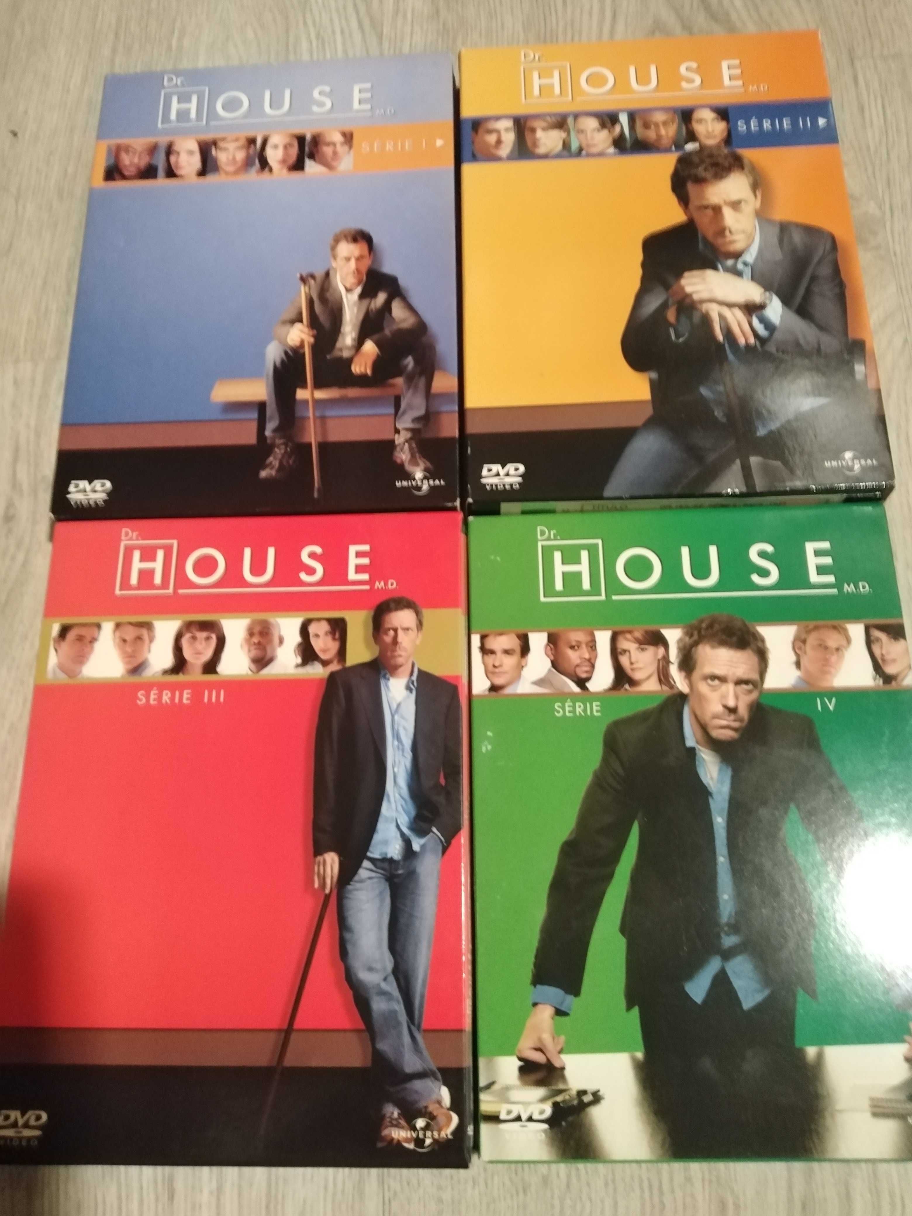 Dr. House (quatro primeiras temporadas - DVD)