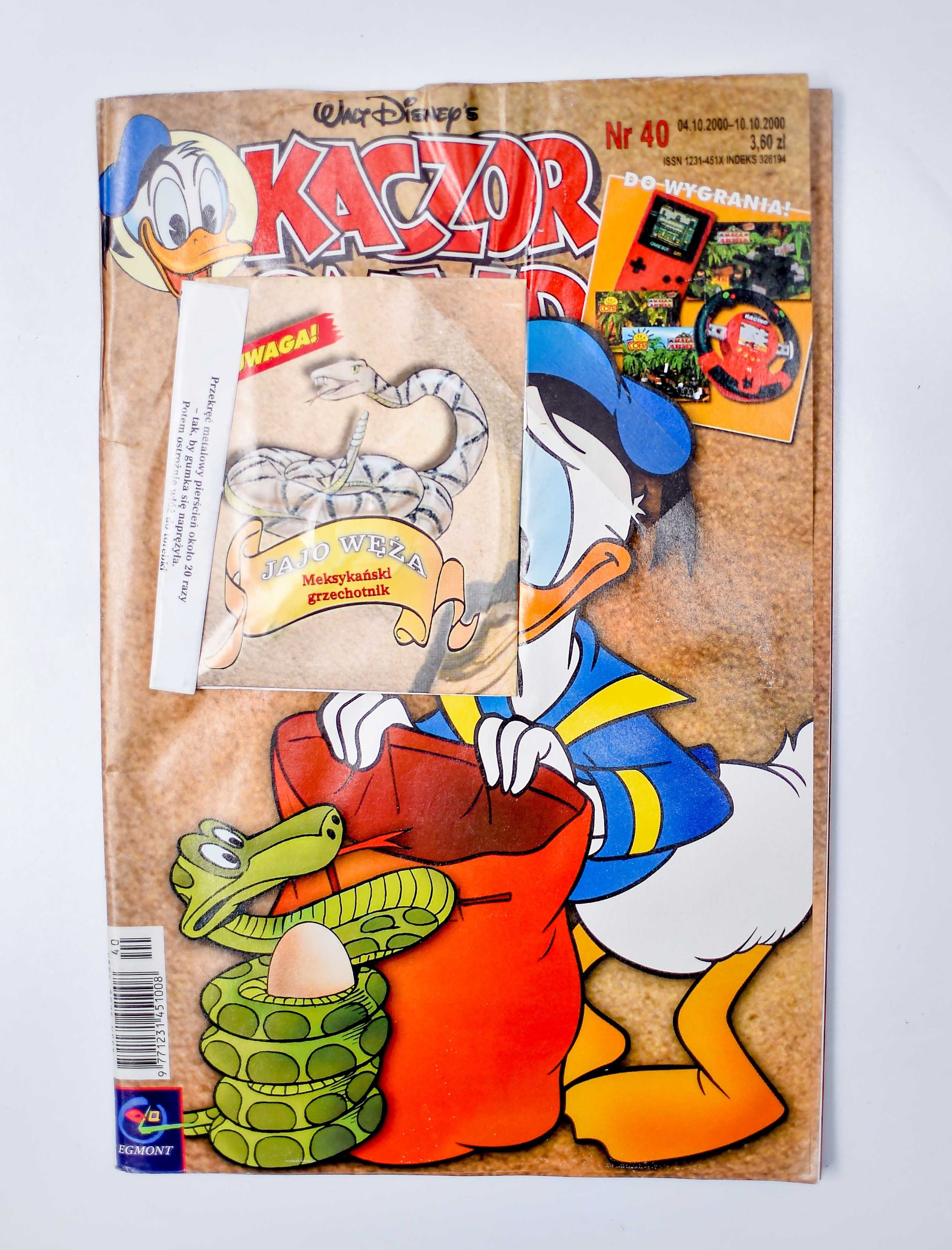 Komiks Kaczor Donald z dodatkiem 40/2000