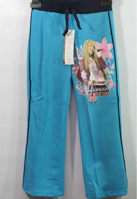 WYPRZEDAŻ 12 par Spodnie dziewczęce Hannah Montana od 98 do 122