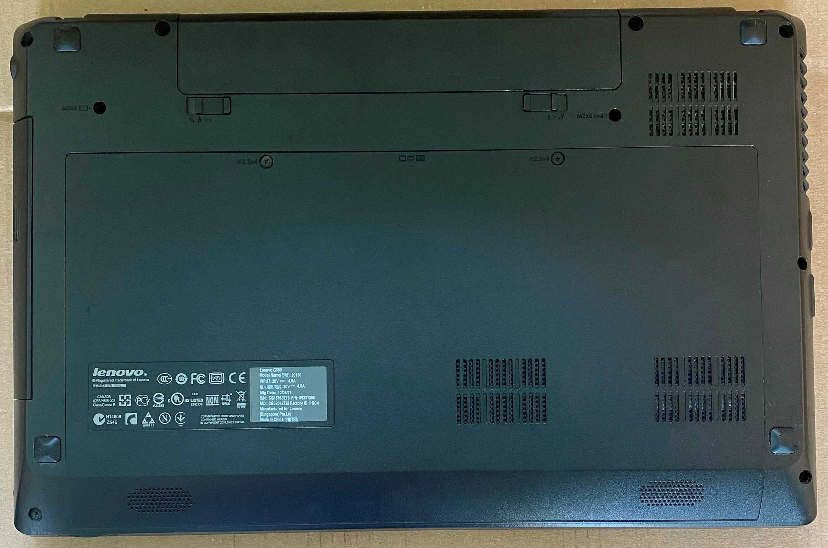 Ігровий Ноутбук Lenovo G580 i3-3110M RAM 8Gb HDD 500G GeForce 630M 2Gb