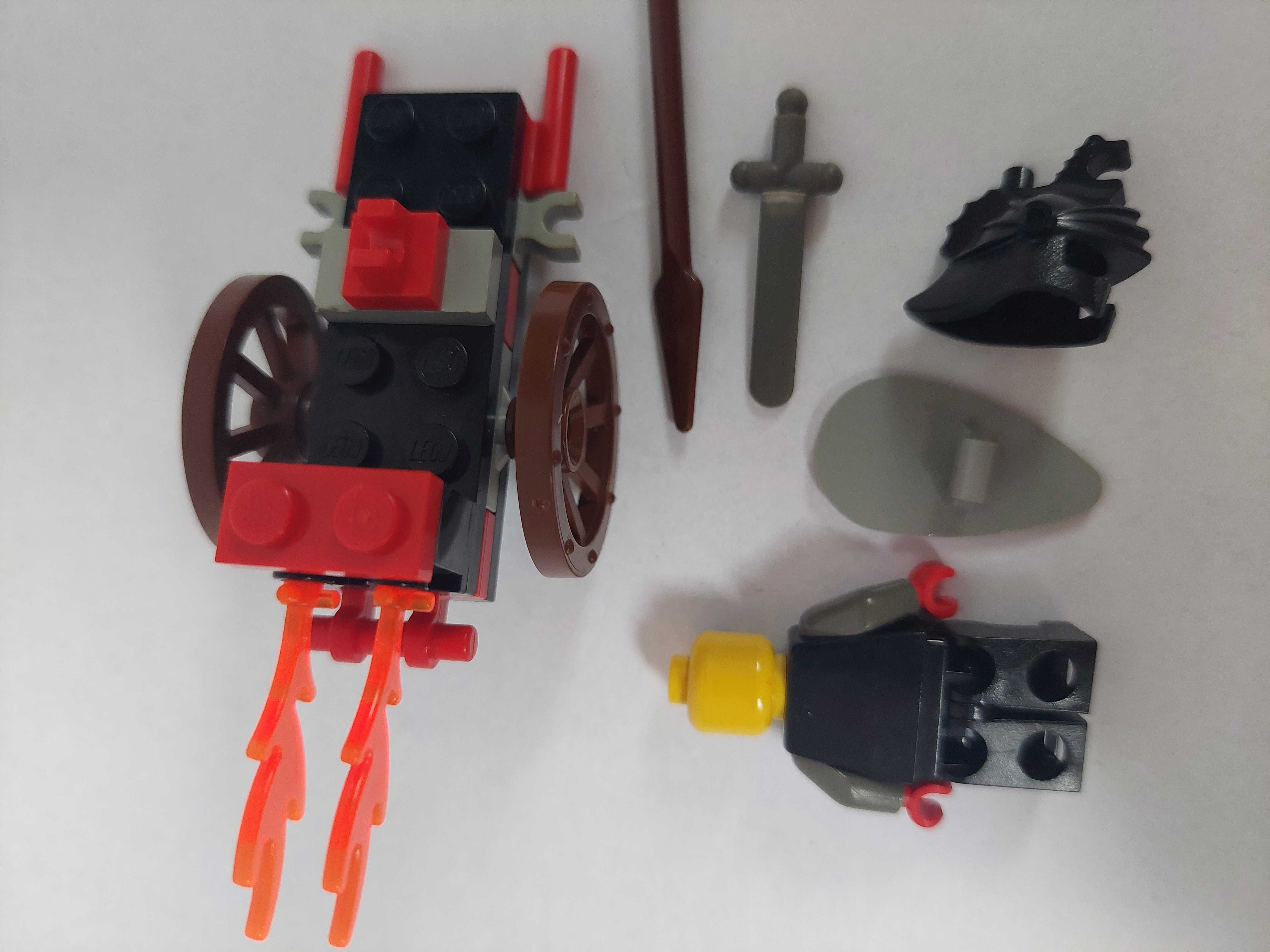 Lego Castle 4807/1288 Fire Attack -Atak ogniowy -Cedric the Bull kompl