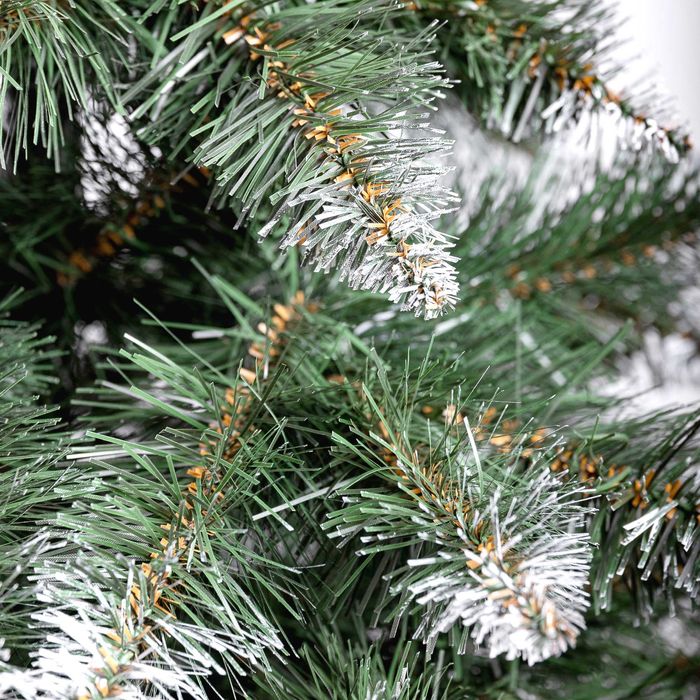 Штучна ялинка лита новорічна із засніженими кінчиками 1,8 м