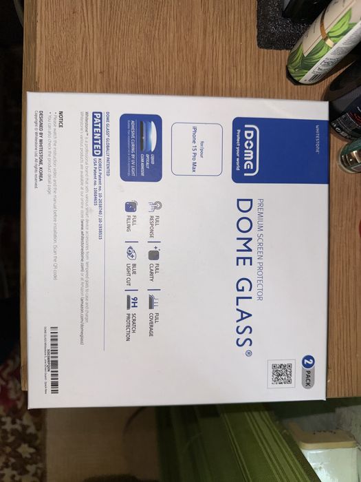 Защитное стекло Whitestone DomeGlass для Iphone 15 Pro Max