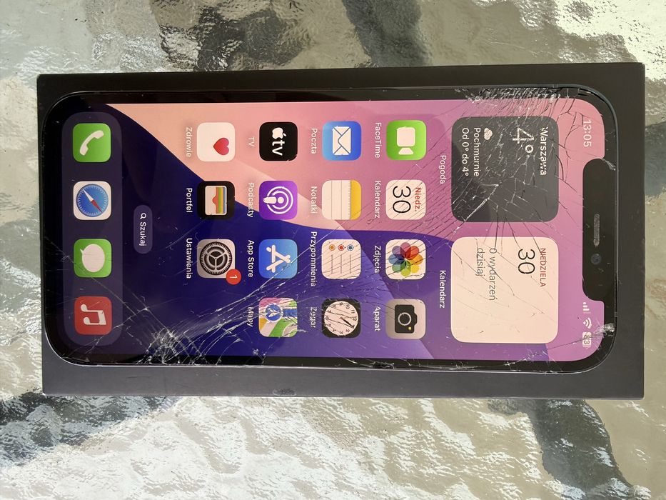 iPhone 12 Pro 128GB Pacific Blue iOS 18.7.2 Zbity wyświetlacz