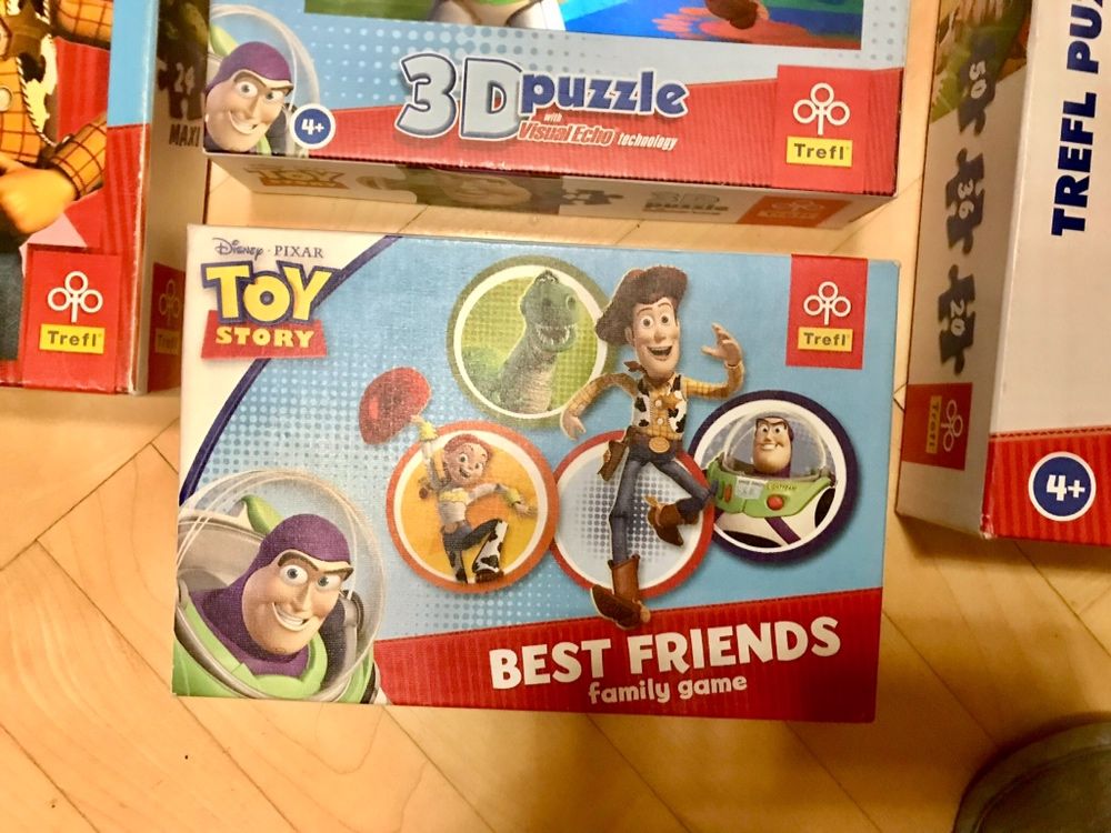 Zestaw Puzzle Disney Pixar „Toy story „ i gra „ Best friends”