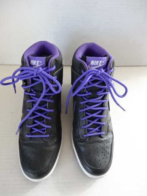 Buty NIKE DUNK SKY HI roz 38,5 SKÓRA Na Koturnie Koturny