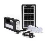 Aварійний ліхтар GDPLUS Solar GD-8017 Сонячна панель +3 лампи