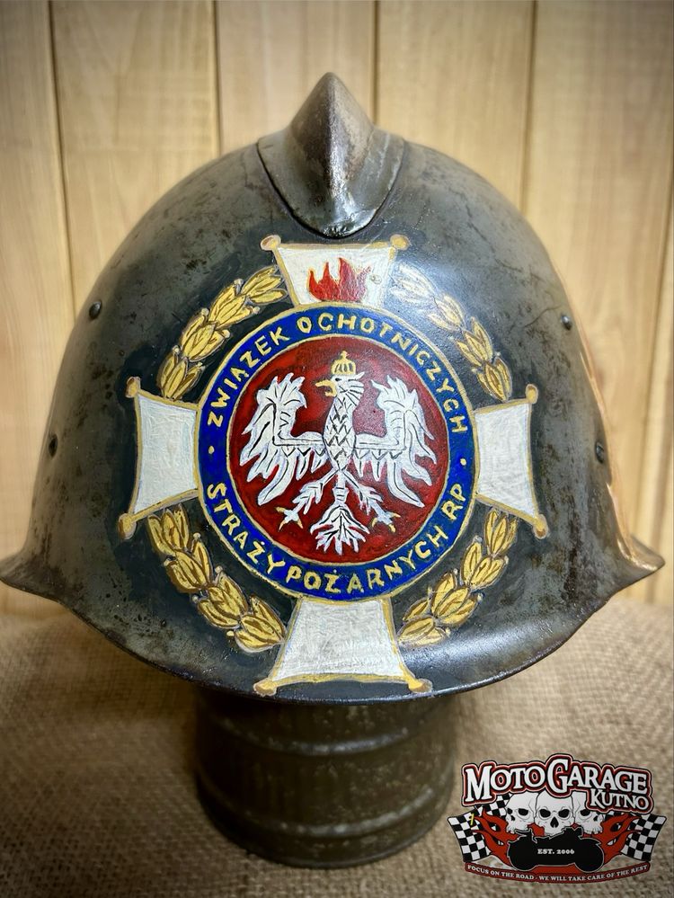 Polski hełm strażacki wz.50 OC Straż Pożarna OSP