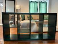 Aparador/estante verde IKEA como nova